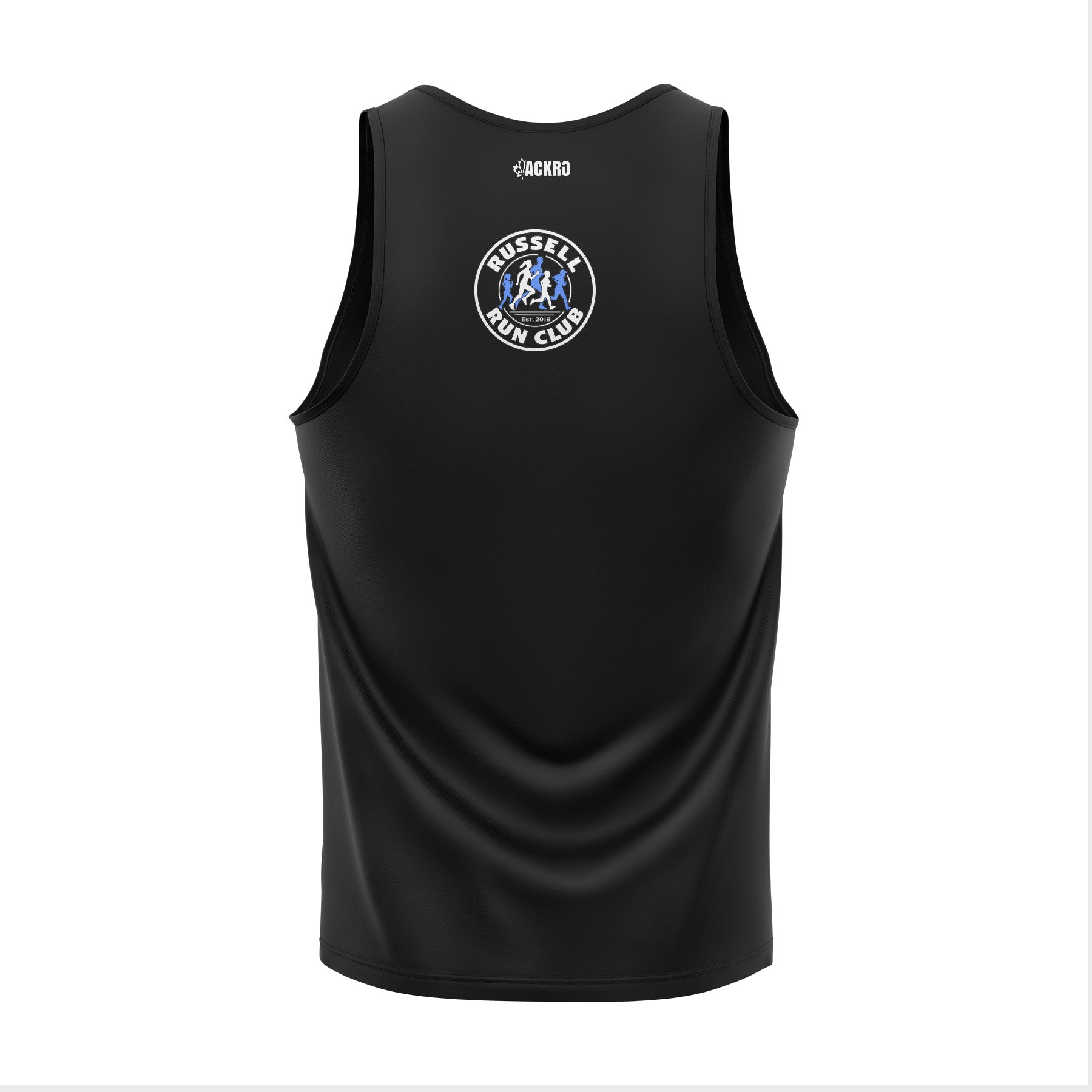 Singlet - Camisole marathon - Noir - Russell Run Club