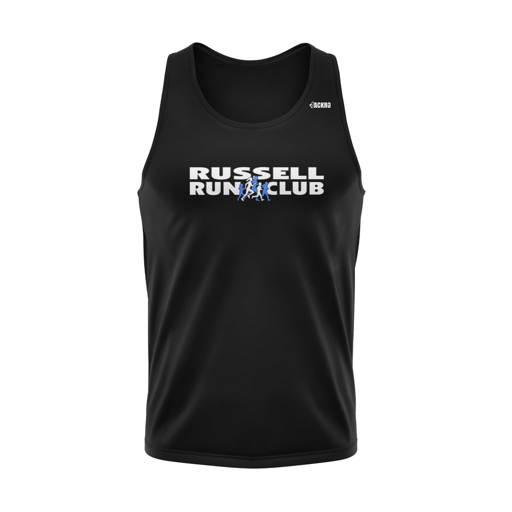 Singlet - Camisole marathon - Noir - Russell Run Club