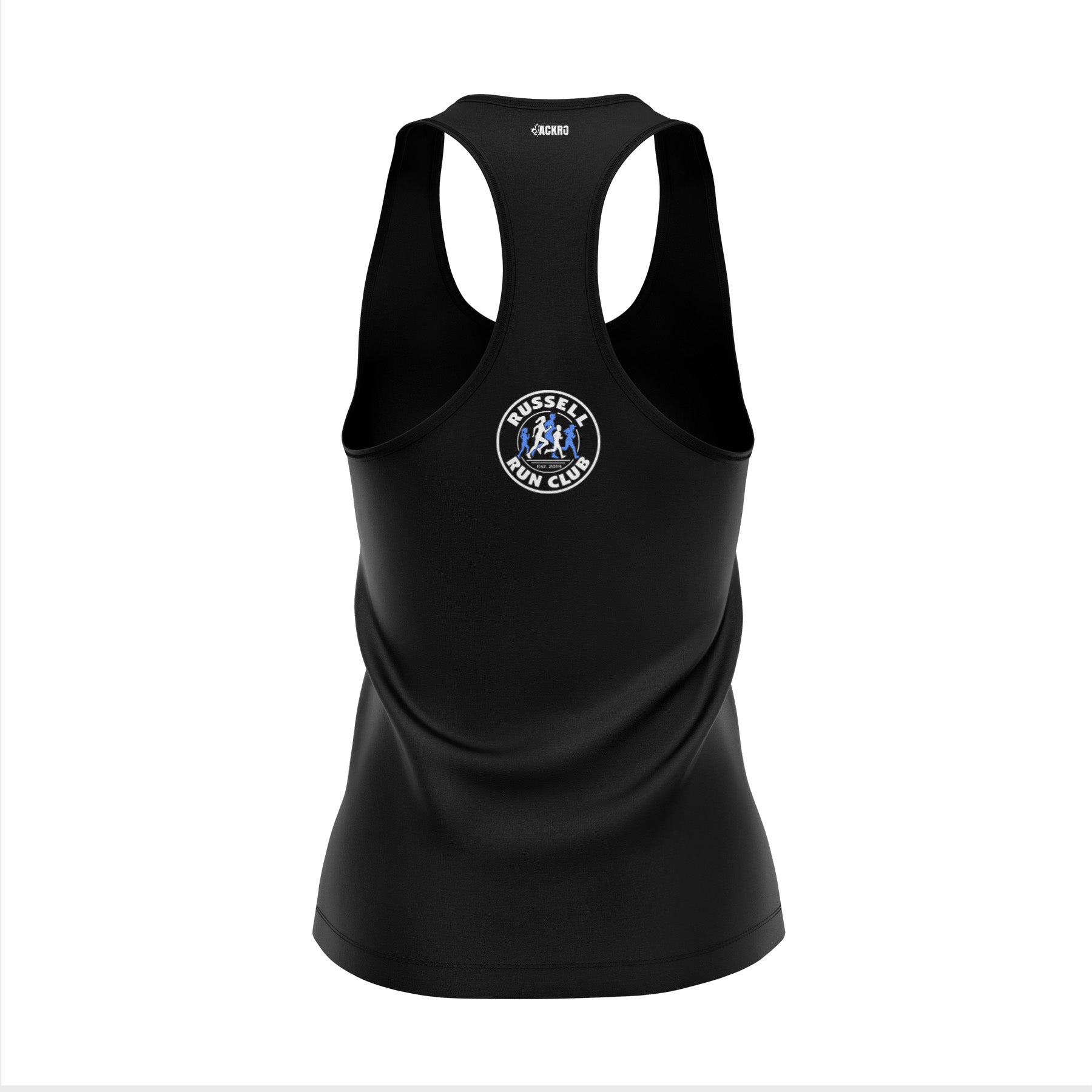 Singlet - Camisole marathon - Noir - Russell Run Club