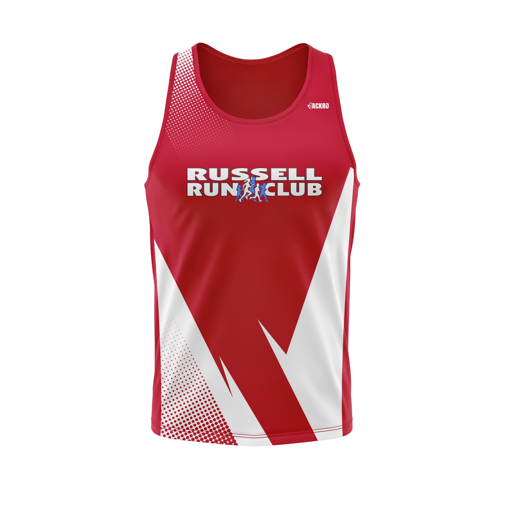 Singlet - Camisole marathon - Rouge - Russell Run Club