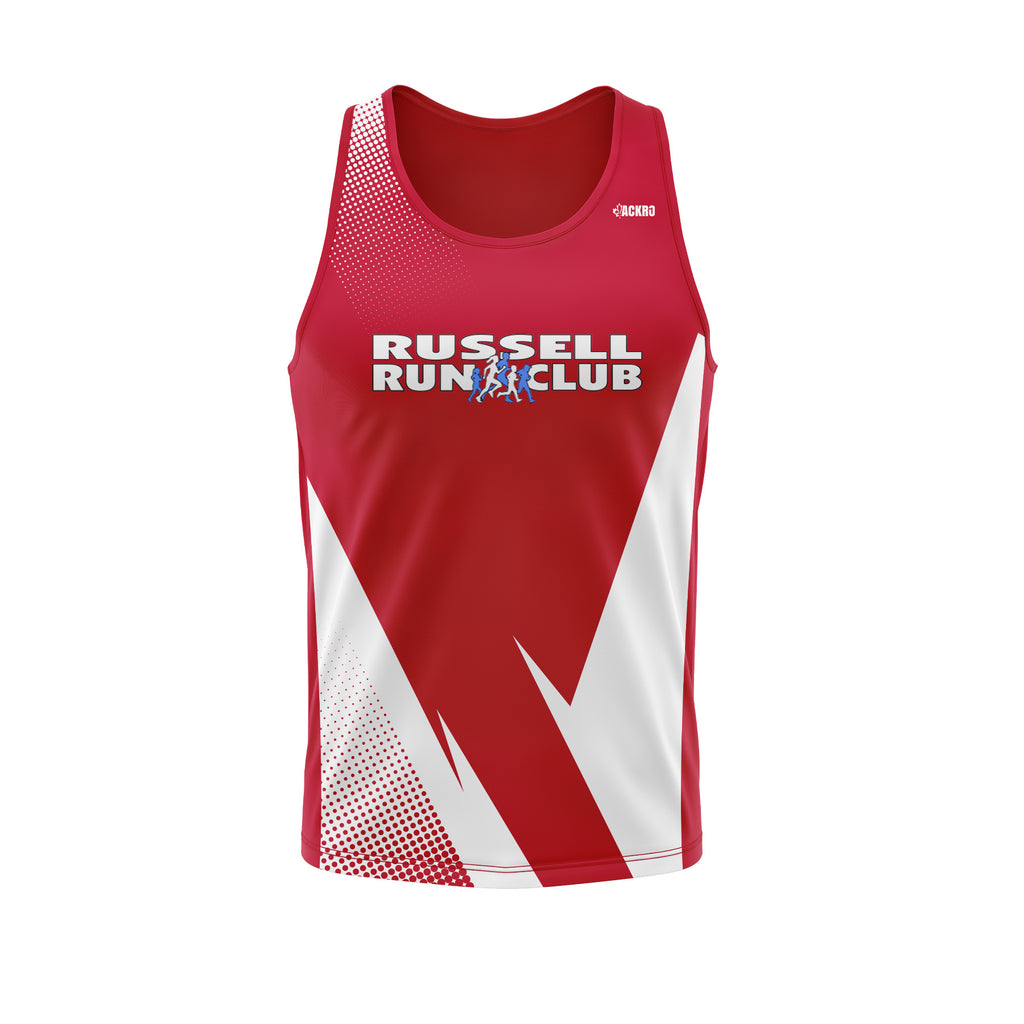 Singlet - Camisole marathon - Rouge - Russell Run Club