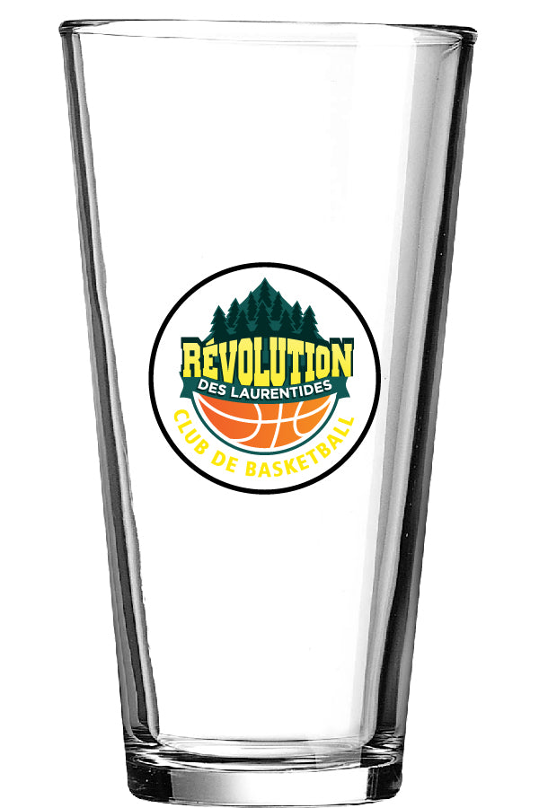 Verre 16 oz - Club de Basketball Révolution