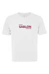T-shirt blanc 100% coton - Centre sablon