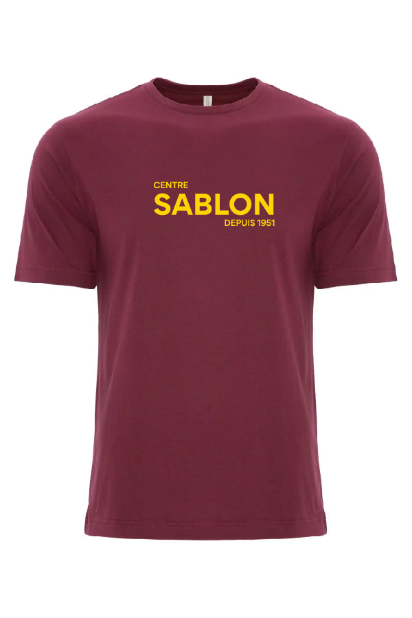T-shirt marron 100% coton homme - Centre sablon