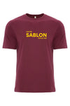 T-shirt marron 100% coton homme - Centre sablon