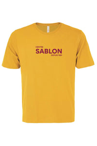 T-shirt or 100% coton - Centre sablon