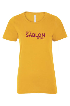 T-shirt or 100% coton - Centre sablon