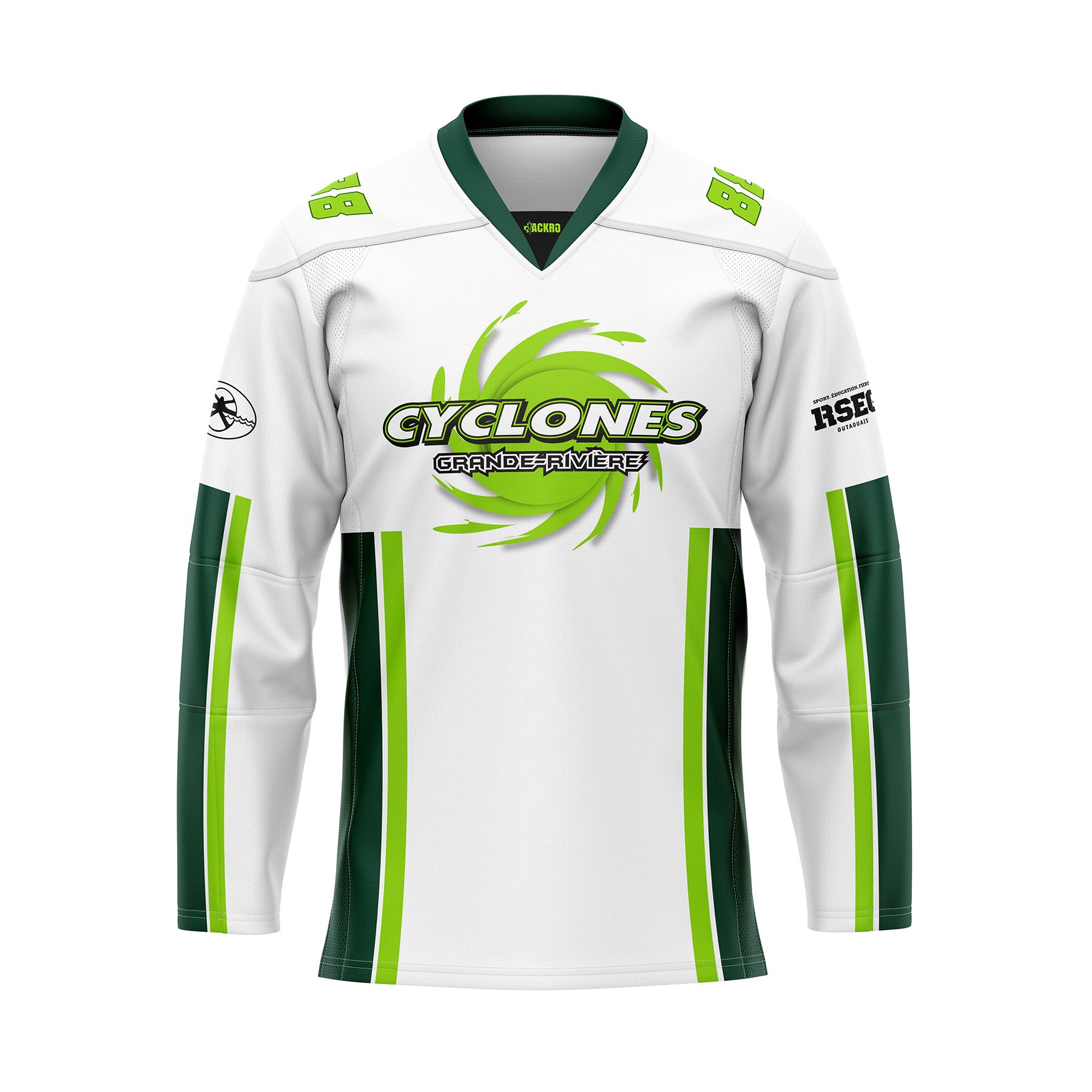 Hockey Chandail & bas Foncé & Pâle - CYCLONES - ESGR