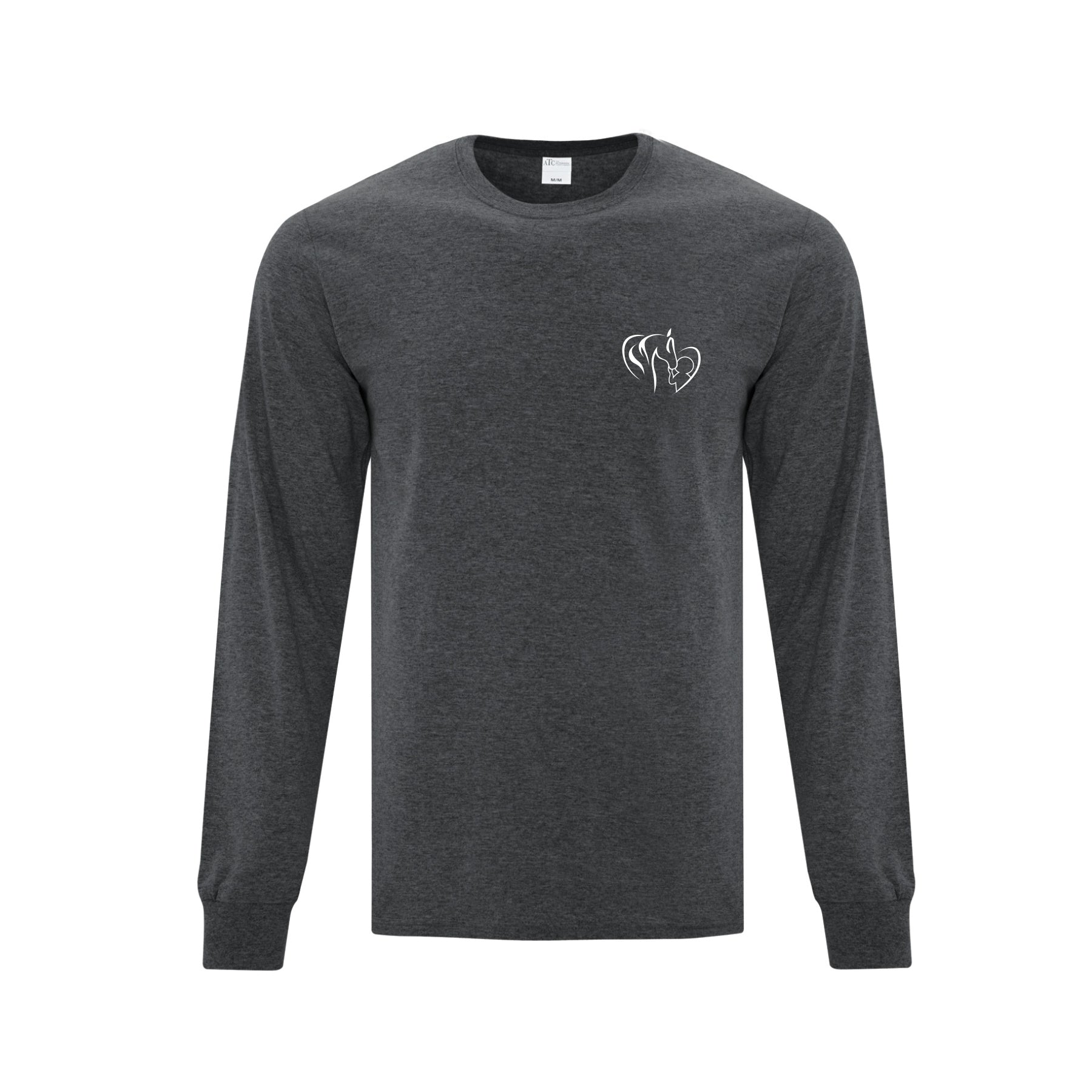 Chandail manche longue Gris foncé chiné - Harmony