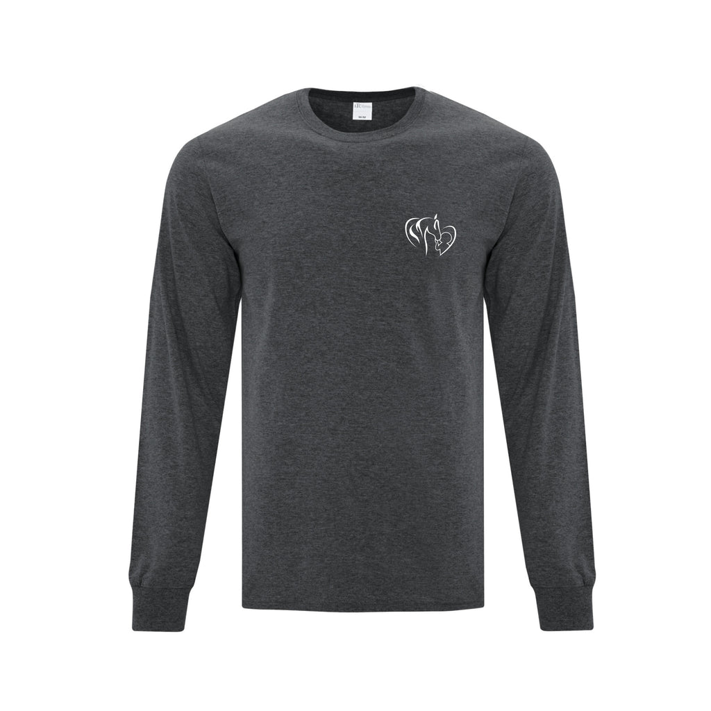 Chandail manche longue Gris foncé chiné - Harmony