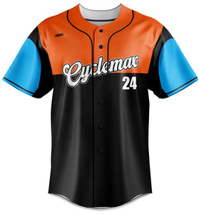 Copie de Chemise de baseball à bouton - Cycle Max