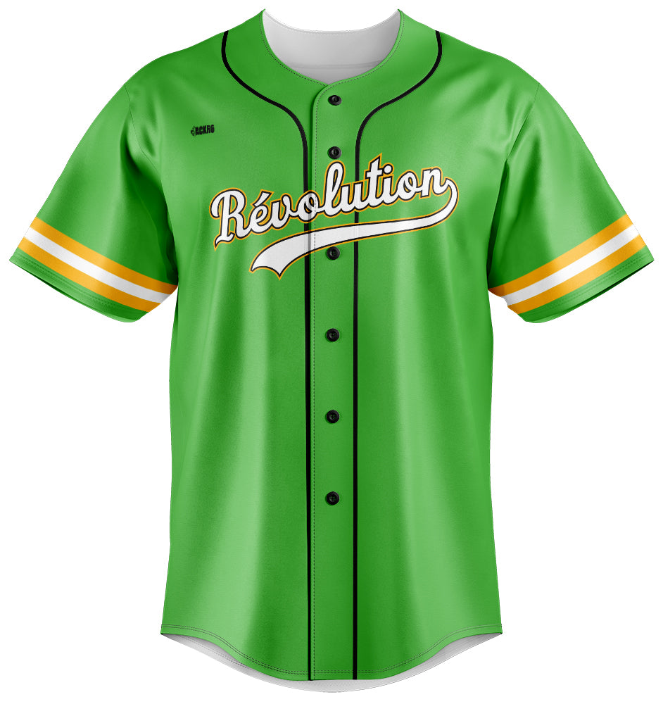 Chemise de baseball à bouton - Club de Basketball Révolution