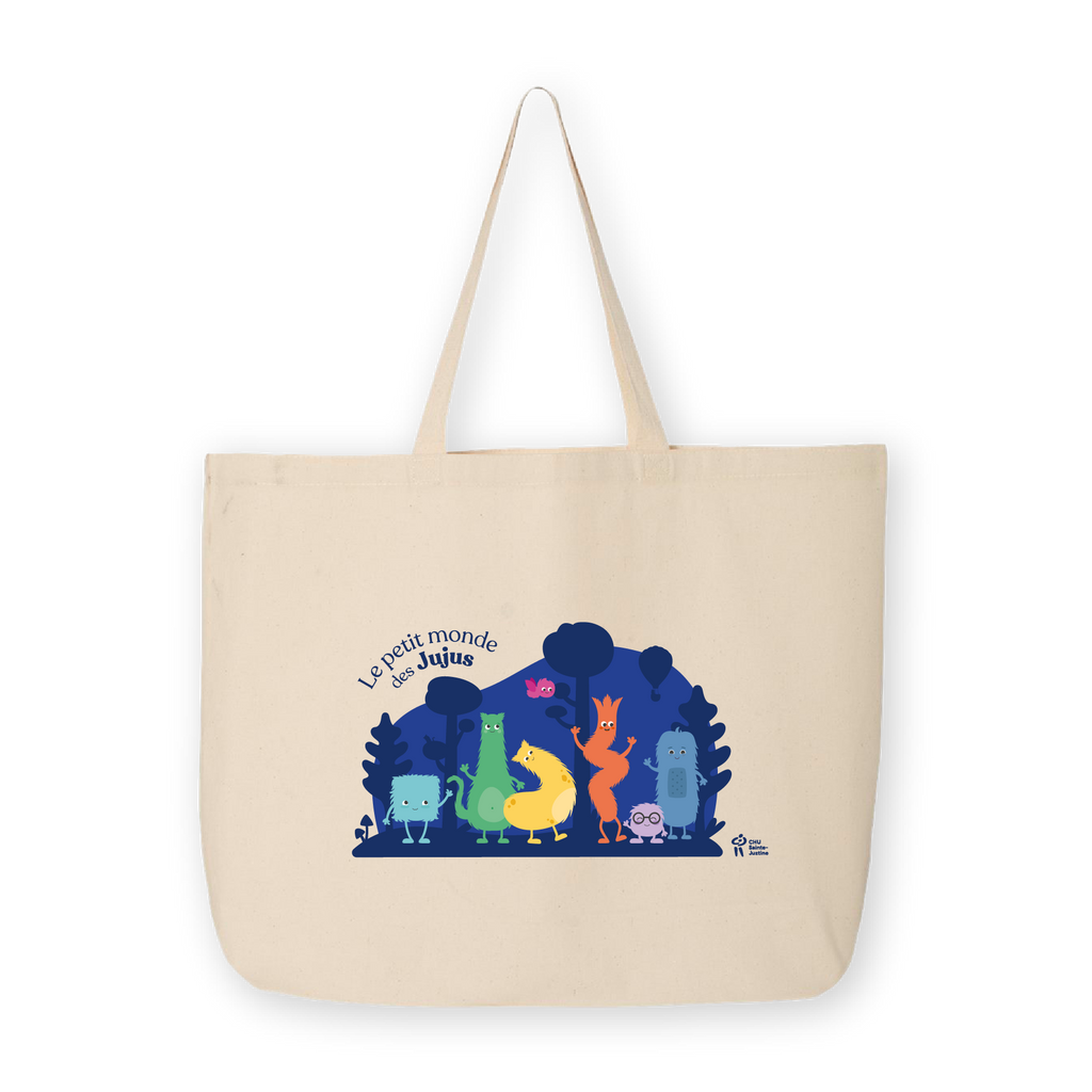 Sac fourre-tout - Collection Jujus - CHU Sainte-Justine