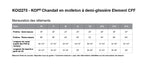 *Uniforme - Chandail 1/4 zip Noir - École A.N.M.
