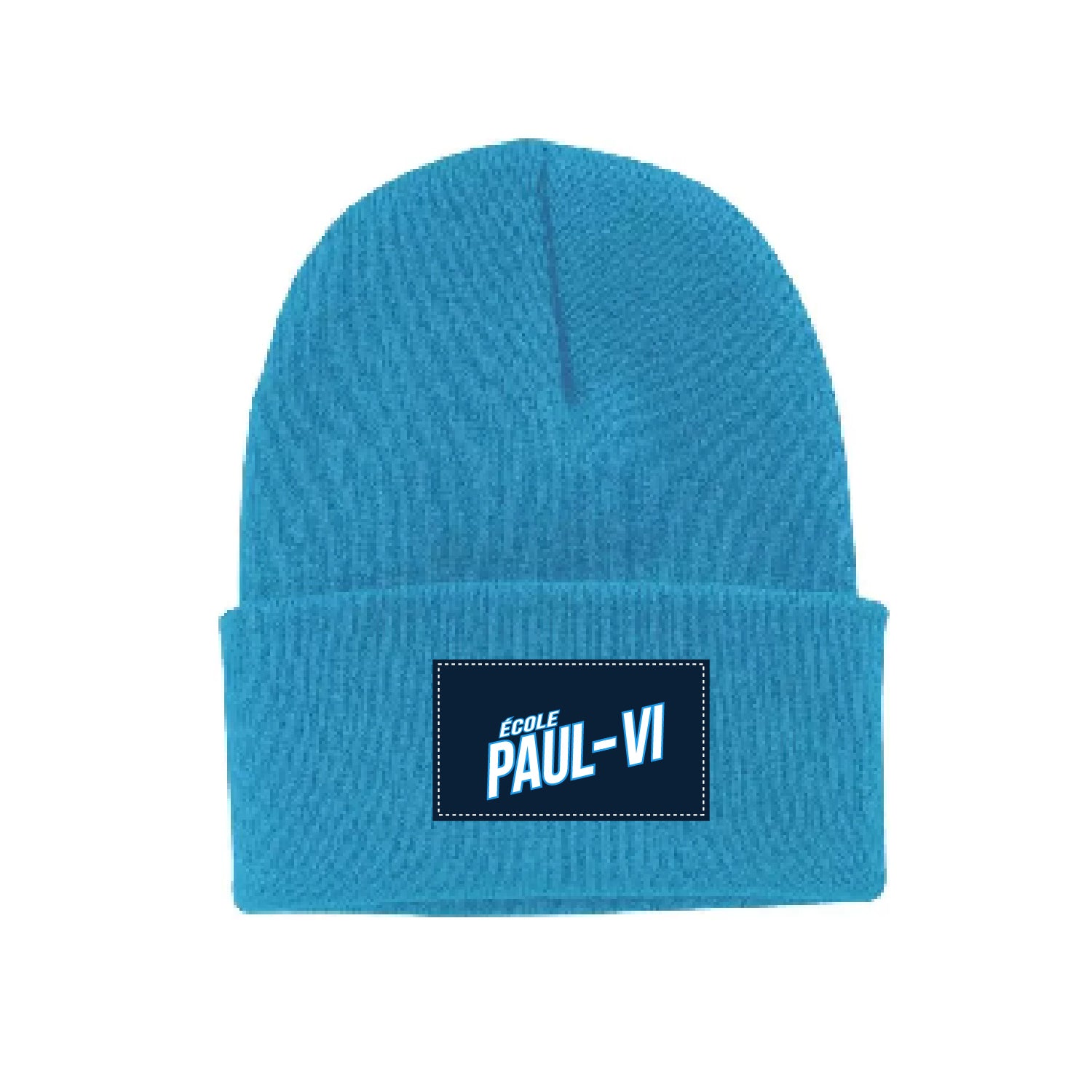 Tuque Bleu Fluo - École Paul-VI