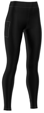 Legging  noir long réversible avec 1 poche sur le côté- ESDLC