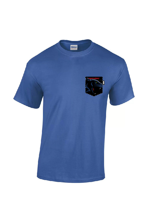 T-Shirt royal à poche- ESO Panthères