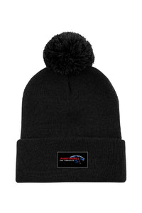 Tuque avec  pompon noir - EDO Panthères