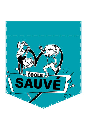 T-shirt marine avec 3 choix de poche  - École Sauvé