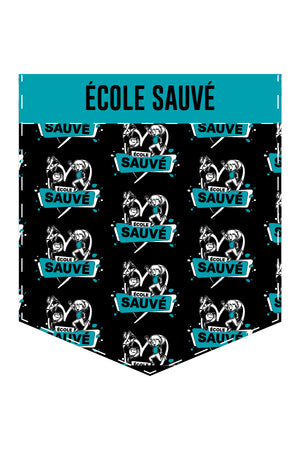 T-shirt marine avec 3 choix de poche  - École Sauvé