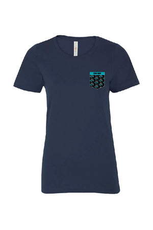 T-shirt marine avec 3 choix de poche  - École Sauvé