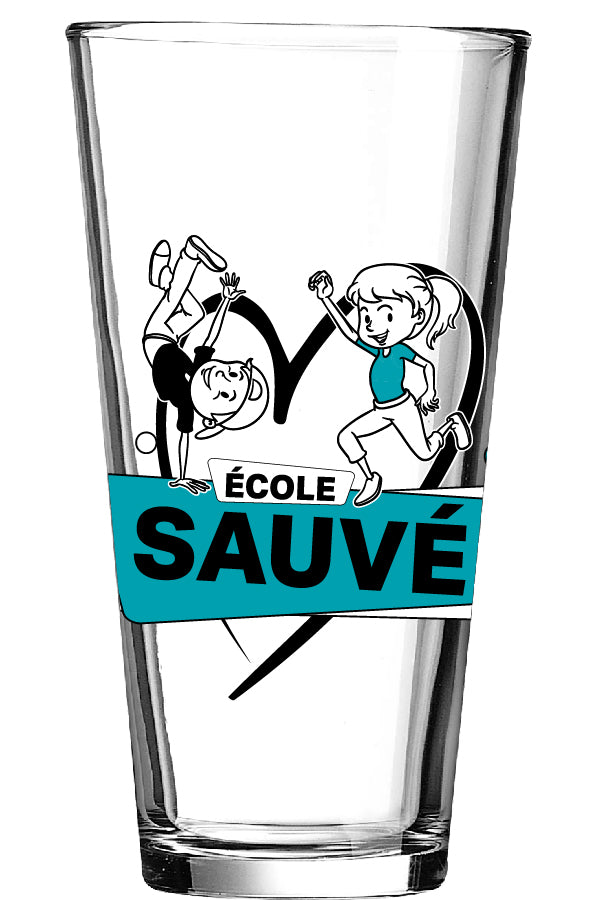 Verre 16 oz - École Sauvé
