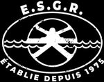 Chandail gris foncé chiné logo blanc - ESGR