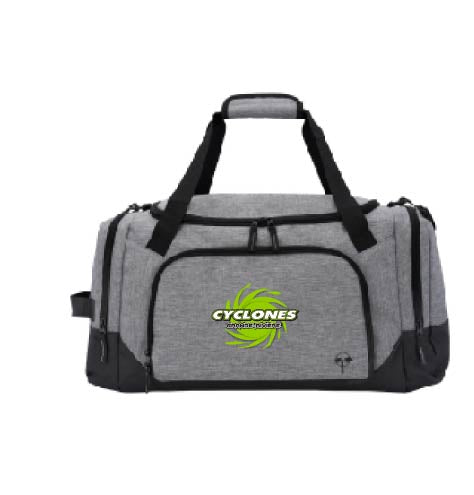 Sac de sport gris et noir - CYCLONES - ESGR