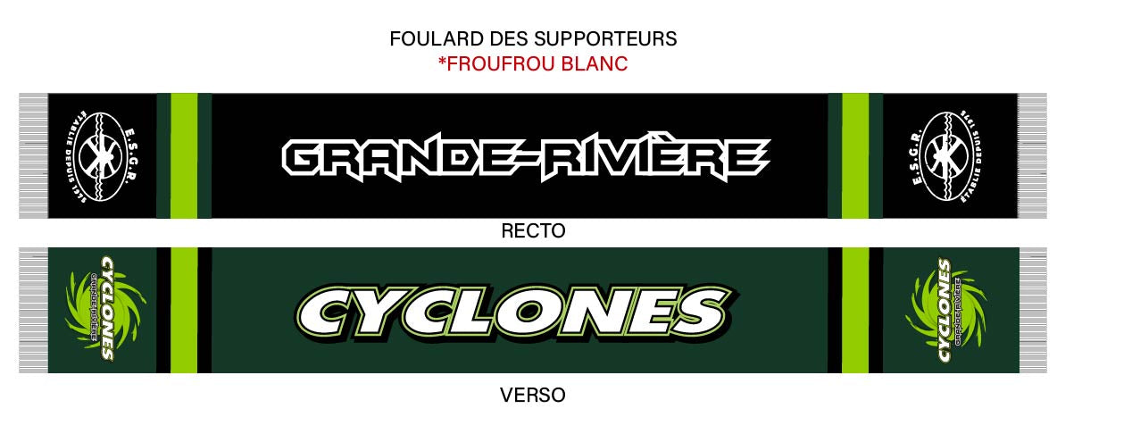Foulard supporteur - CYCLONES - ESGR