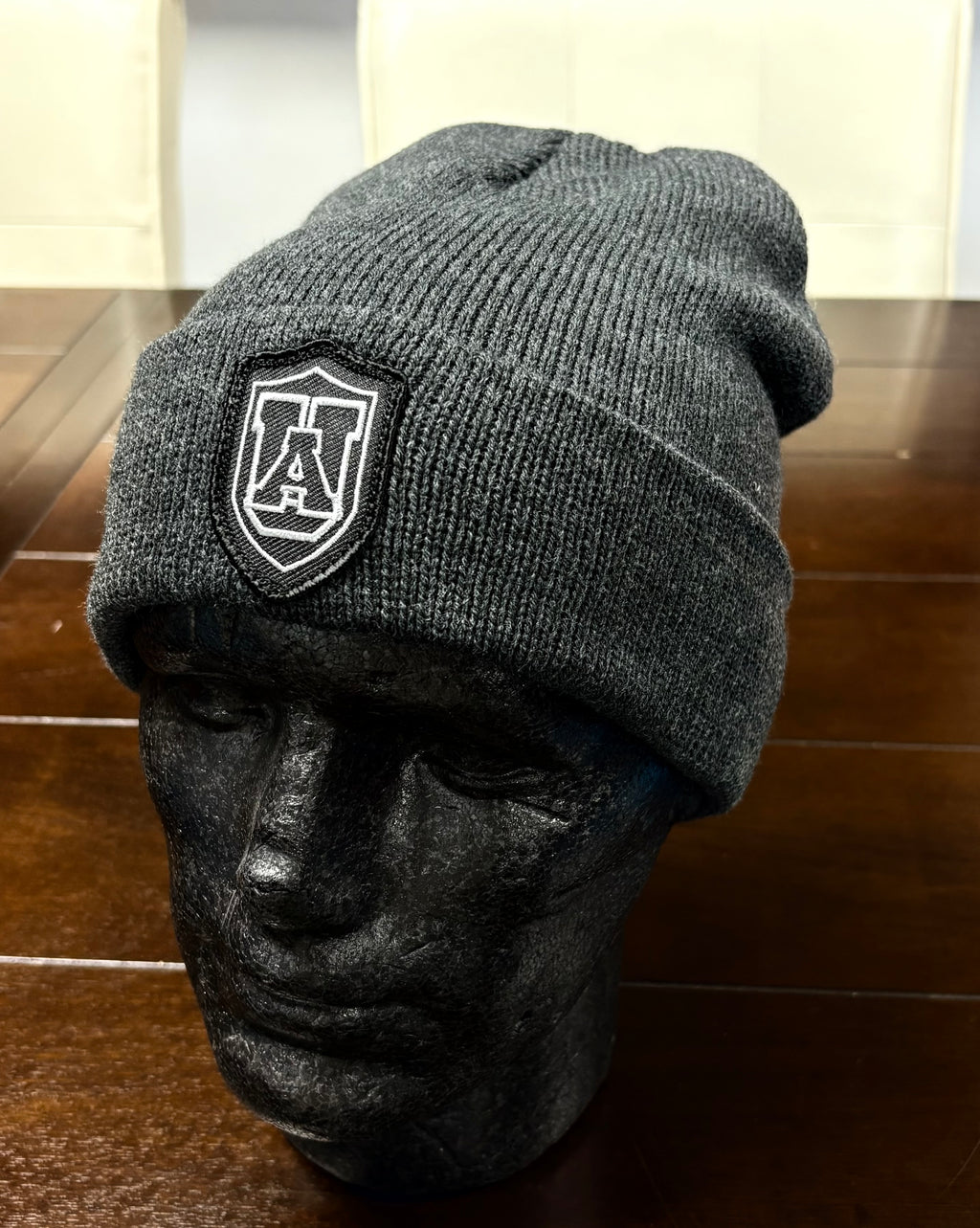 Tuque charcoal avec petit rebord - Ulysse Académie