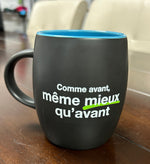 Tasse noir intérieur bleu ciel - Action Sport Physio