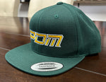 Caquette vert foncé broderie jaune - PDM Football