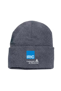 Tuque grise athlétique avec rebord - IRIC