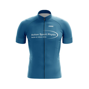 Jersey de vélo Élite bleu - Action physio sport