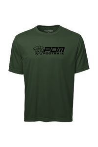 T-shirt d'équipe technique vert forest - PDM Football
