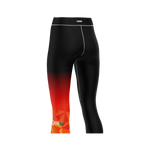 Legging 3/4 réversible - 1 poche - Orange - 300 km pour la VIE