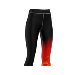 Legging 3/4 réversible - 1 poche - Orange - 300 km pour la VIE