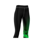 Legging 3/4 réversible - 1 poche - Vert - 300 km pour la VIE