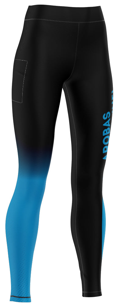 Legging long réversible - 1 poche sur le côté  - Tag bleu - Arobas