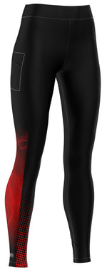 Legging long réversible avec 1 poche - Éclaire rouge - LTMHS