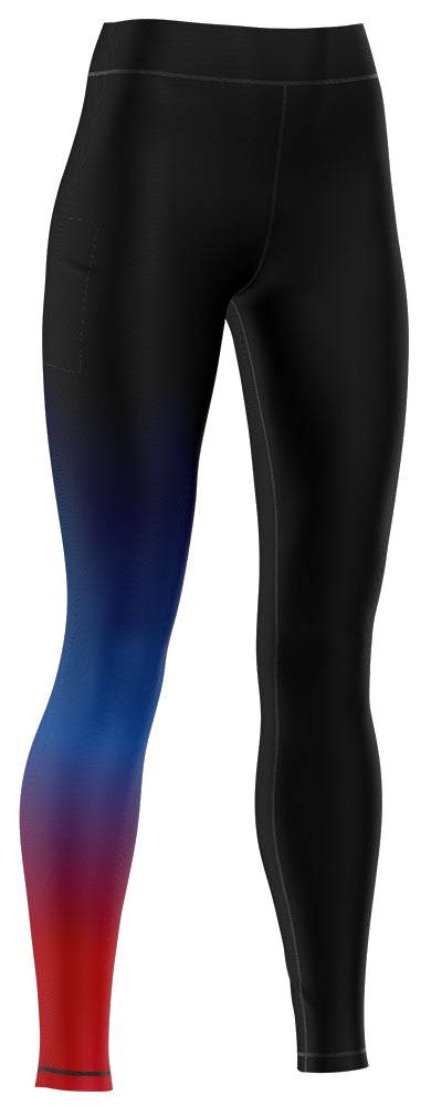 Legging  long réversible avec 1 poche sur le côté- EDO Panthères