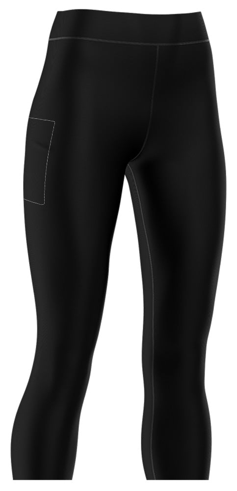 Legging 3/4 noir avec 1 poche  - Gaston-Pilon