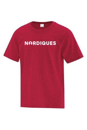 T-shirt de coton rouge - Nordiques