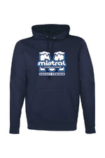 Kangourou marine polyester gros logo-  Mistral