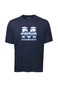 T-shirt marine gros logo - Mistral