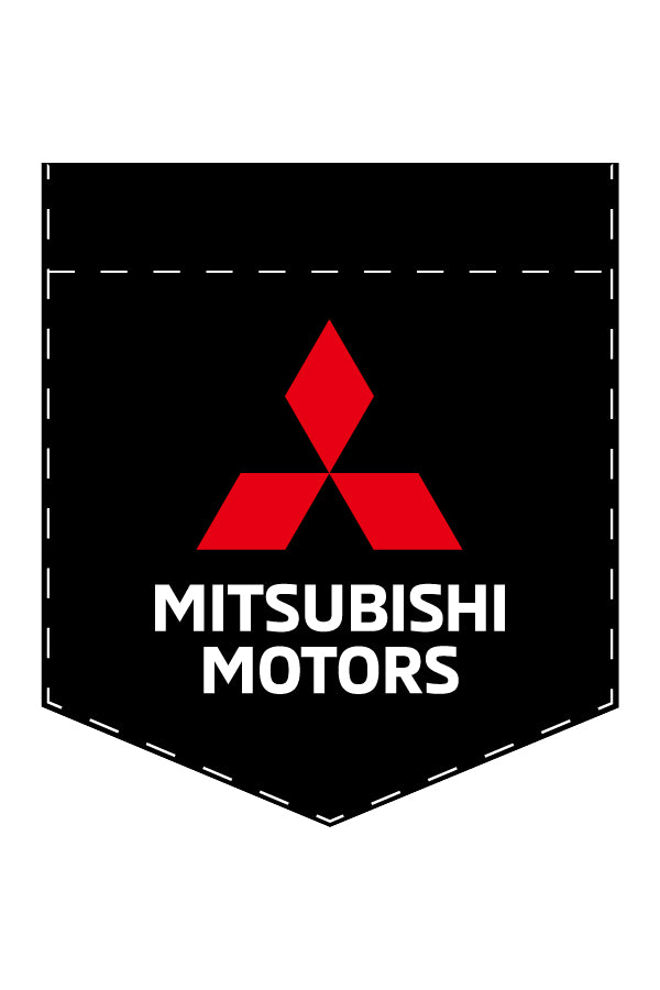 Cache couche blanc à poche - Mitsubishi