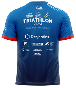 T-shirt technique tissu Italien - Triathlon Laval