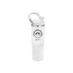 Bouteille d'eau blanche 28 oz avec paille - natürSUP