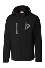 Manteau noir soft shell imperméable - PDM Football