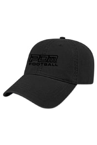 Caquette noir broderie noir - PDM Football